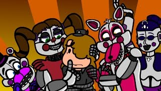 CHOREI DE MEDO  FIVE NIGHTS AT FREDDYS SISTER LOCATION [upl. by Nitsirk]