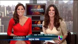 Pamela Silva Conde and Bárbara Bermudo 20130513 Primer Impacto HD [upl. by Carter]