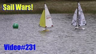 Sail Wars Memorial Day Soling Regatta 2023 Race 7A Video231 RC Sailboat Racing Melbourne FL [upl. by Erikson573]