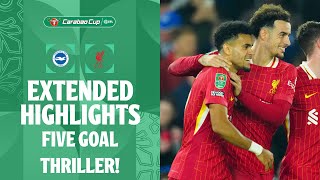 HOLDERS SURVIVE  Brighton v Liverpool extended highlights [upl. by Eitsyrk835]