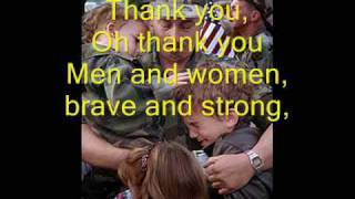 Thank You Soldiers  Veterans DayMemorial Day Song [upl. by Isabel]