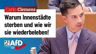 Warum Innenstädte sterben und wie wir sie wiederbeleben – Carlo Clemens AfD [upl. by Rhoads78]