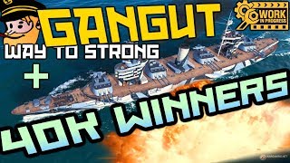 Russian GANGUT and 40K Ships WINNERS  World of Warships [upl. by Gal]