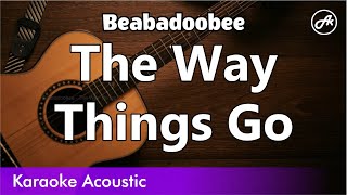 Beabadoobee  The Way Things Go SLOW karaoke acoustic [upl. by Aihsiym]