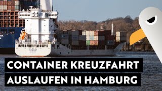 Kreuzfahrt mit einem Containerschiff 🚢 Es geht los ⚓️ Auslaufen vom CTB in Hamburg [upl. by Amak]