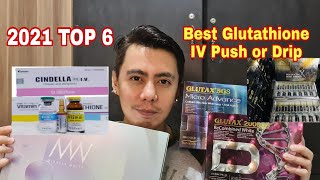 2021 TOP 6 BEST amp MOST EFFECTIVE GLUTATHIONE IV OR GLUTA DRIP WITH VITAMIN C FOR WHITENING REVIEW [upl. by Trixi327]