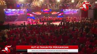 HUT 45 Tahun PDI Perjuangan Dirayakan Dengan Pentas Budaya [upl. by Fridlund371]