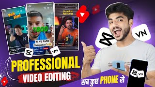 पूरी Editing 📲 phone से  short video ki editing kaise kare  how to edit youtube shorts video [upl. by Seavir]