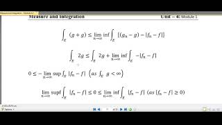 MI 41Genelization of Lebesgue Dominated Convergence theoremmkv [upl. by Dnilasor]