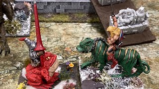 Kings of War Battle Report Varangur versus Halflings [upl. by Eycats]