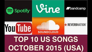 Top 10 US Songs OCT 15Drake S Mendes J Beiber Weekend T Swift OMI S Gomez R City F Wap Sile [upl. by Meehyr]