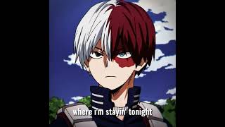 aww baby nah baby u got me all wrong baby anime mha bnha todoroki bakugou [upl. by Meadows]