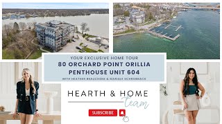 For sale Condo With Views of Lake Couchiching at 80 Orchard Point Rd Unit 604 Home Tour [upl. by Knowling939]