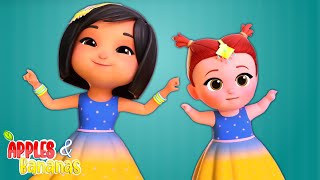 Chinki Minki The Do Behane चिंकी मिंकी थी दो बहने  Ladoo Kids Nursery Rhymes in Hindi [upl. by Ahel497]