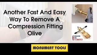 Another Fast And Easy Way To Remove A Compression Fitting Olive [upl. by Odlanyer834]