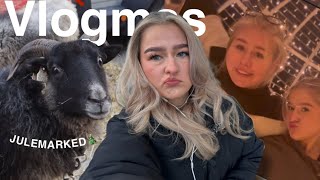 Vlogmas dag 2🎁 julemarked og julekaker midt på natta🌟 [upl. by Anima]