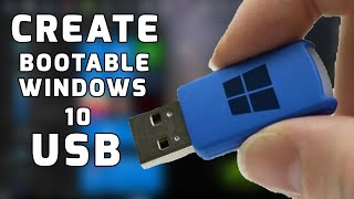 How to make bootable windows 10 USB Bootable USB windows 10 [upl. by Mckinney502]