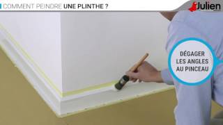 Comment peindre une plinthe   Peintures Julien [upl. by Bonne]