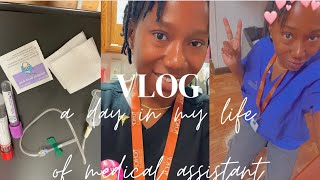 Vlog grwm day in the life of a medical assistant on externship💖🩺⚕️ [upl. by Lepley]