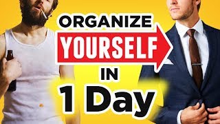 ORGANIZE Your Life In ONE Day 10 Simple Steps To Personal Organization [upl. by Lleon]