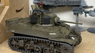 The Mediocre Modeler Show  Episode 57 Warlord Games M5 Stuart Light Tank [upl. by Noek]