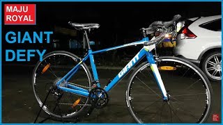 Roadbike Giant Defy Shimano Sora 2x9 speed ⭐⭐⭐⭐⭐ [upl. by Rooke]