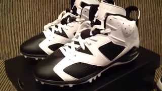 Air Jordan 6 VI Football Cleat TD w Oreo 6s [upl. by Fernando]