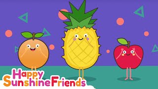 Fruits Song  Happy Fruits Learning Song [upl. by Curley]