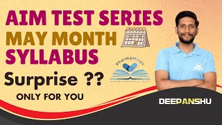 GPAT Test Series  May Test Syllabus For Aim Test GPAT 2025 [upl. by Modeerf]