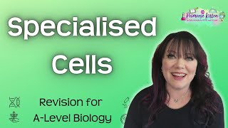 Specialised Cells  Revision for Biology ALevel [upl. by Hanoj]