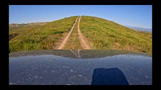 Carrizo Plain off roading Jeep trail during 2023 superbloom HD [upl. by Eikcim]