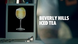 BEVERLY HILLS ICED TEA DRINK RECIPE  HOW TO MIX [upl. by Oiromed]