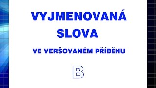 Vyjmenovaná slova po B  ve veršovaném příběhu [upl. by Folger]