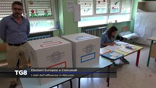 Elezioni Europee e Comunali  I dati dell’affluenza in Abruzzo [upl. by Brackett]