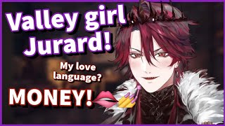 VALLEY GIRL JURARD talks about his LOVE LANGUAGE 【Holostars EN  Jurard T Rexford】 [upl. by Ahserb]