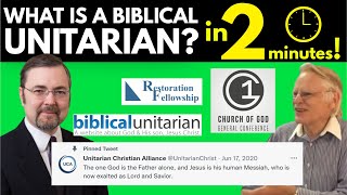 Biblical Unitarians Explained in 2 Minutes [upl. by Aeniah222]