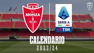 Ecco il nostro calendario della Serie A 20232024 ⚪️🔴 [upl. by Beverie]