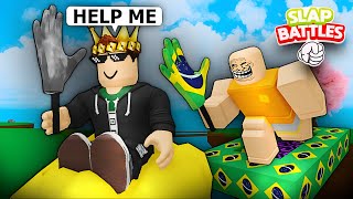 ROBLOX Slap Battles FUNNY MOMENTS ADMIN GLOVES🖐 [upl. by Allana115]