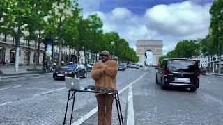 MIKE KLAW  Champs Elysee  Live mix in Streets of the PARIS [upl. by Terrene73]