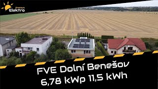 Fotovoltaika Dolní Benešov 678 kWp 115 kWh [upl. by Kcirre]