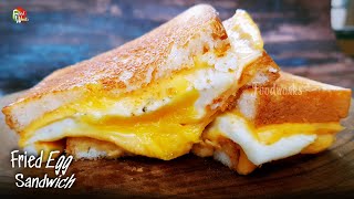 Fried Egg Sandwich  Fast amp Easy Breakfast Recipe  Toasted Bread amp Egg Sandwich Hack  Foodworks [upl. by Koetke]