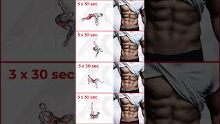 4 MUSTDO Exercises for Strong ABS  Quick Home Workout [upl. by Hakaber106]