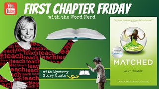 Matched Chapter 1  Middle Grade Dystopian Read Aloud for First Chapter Friday [upl. by Yblok]