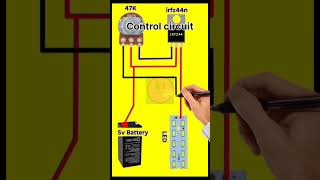 Control LED light circuit diagram  shorts [upl. by Reteip]