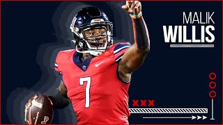 Malik Willis could be the best QB in the 2022 NFL draft if his upside pans out  Top Prospects [upl. by Andreas]