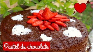 CÓMO PREPARAR ESTE DELICIOSO💖PASTEL DE CHOCOLATE ENVINADO❤❤ San Valentín [upl. by Benjamin]