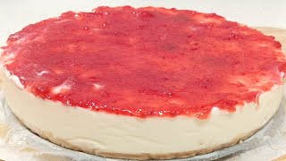 TARTA DE QUESO PHILADELPHIA SIN HORNO  SIN GELATINA  ¡super cremosa [upl. by Clarice287]