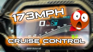 2023 BMW M1000RR Testing Cruise Control Restriction Removed [upl. by Rehtaeh680]