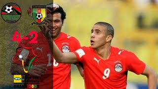 Egypt 🇪🇬 vs Cameroon 🇨🇲42 2008 AFCON Cup [upl. by Dewhirst332]