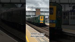 201001 passing Wellingborough trains youtubeshorts [upl. by Aliehs]